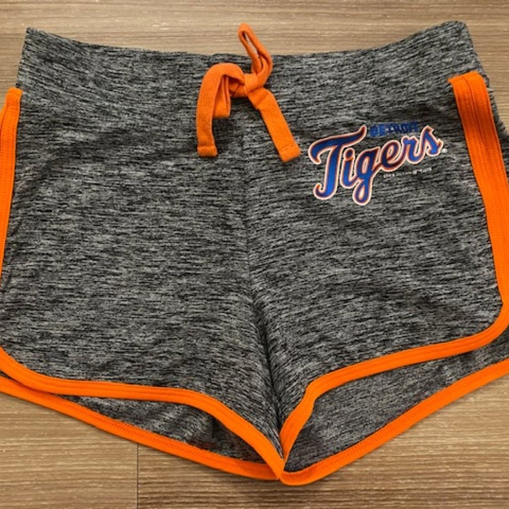5TH & OCEAN DETROIT TIGERS GIRLS ATHLETIC SHORTS